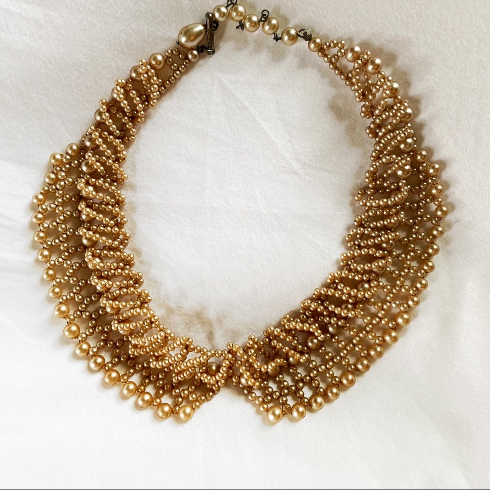 Vintage beaded collar